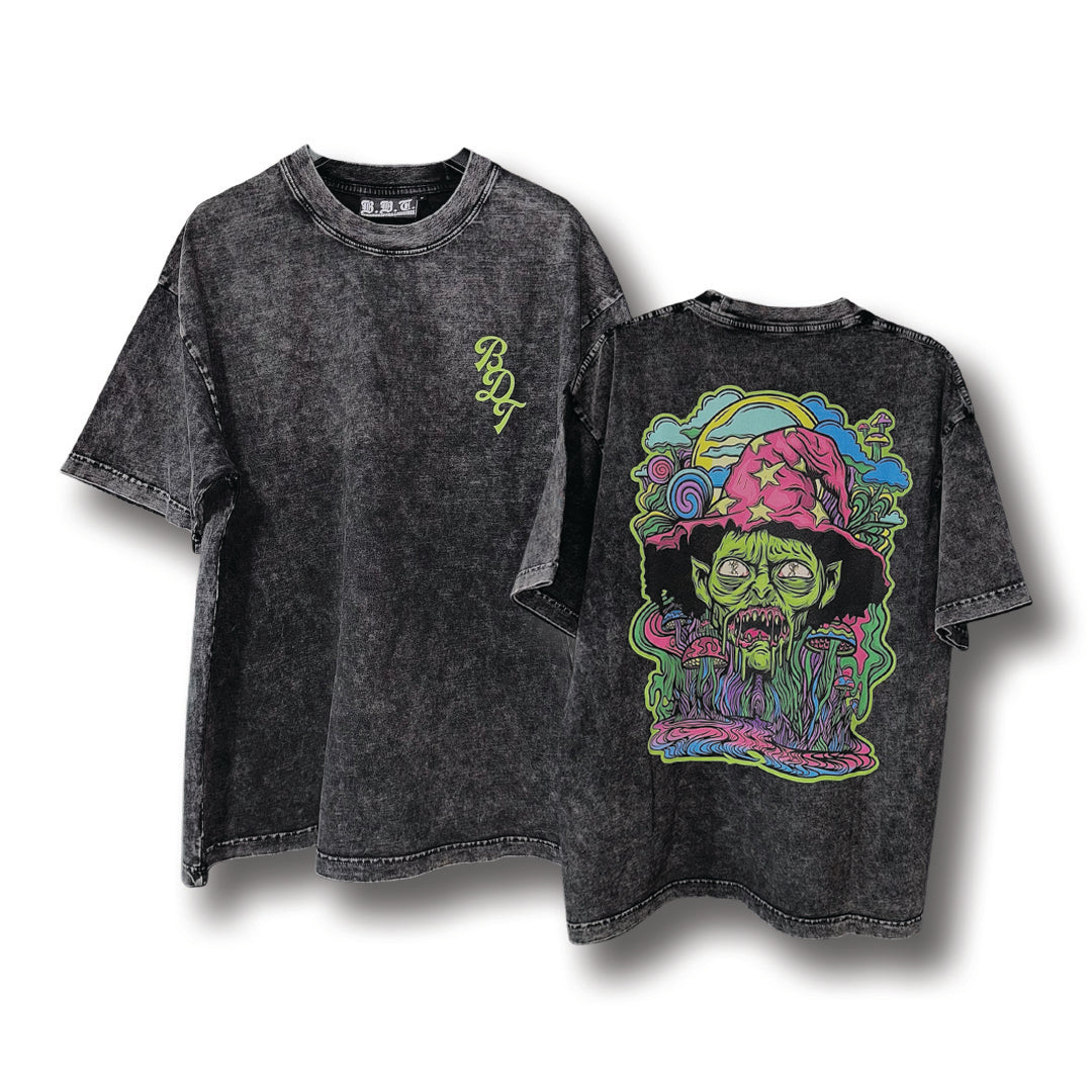 oversized DTG printed goblin t shirt with streetwear fit